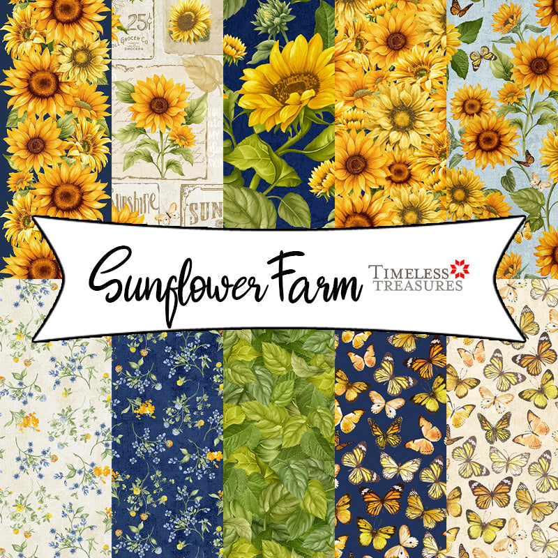 Sunflower Farm from Timeless Treasures Fabrics