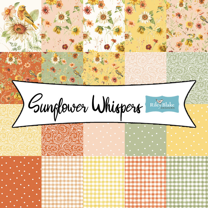 Sunflower Whispers by Lisa Audit for Riley Blake Designs