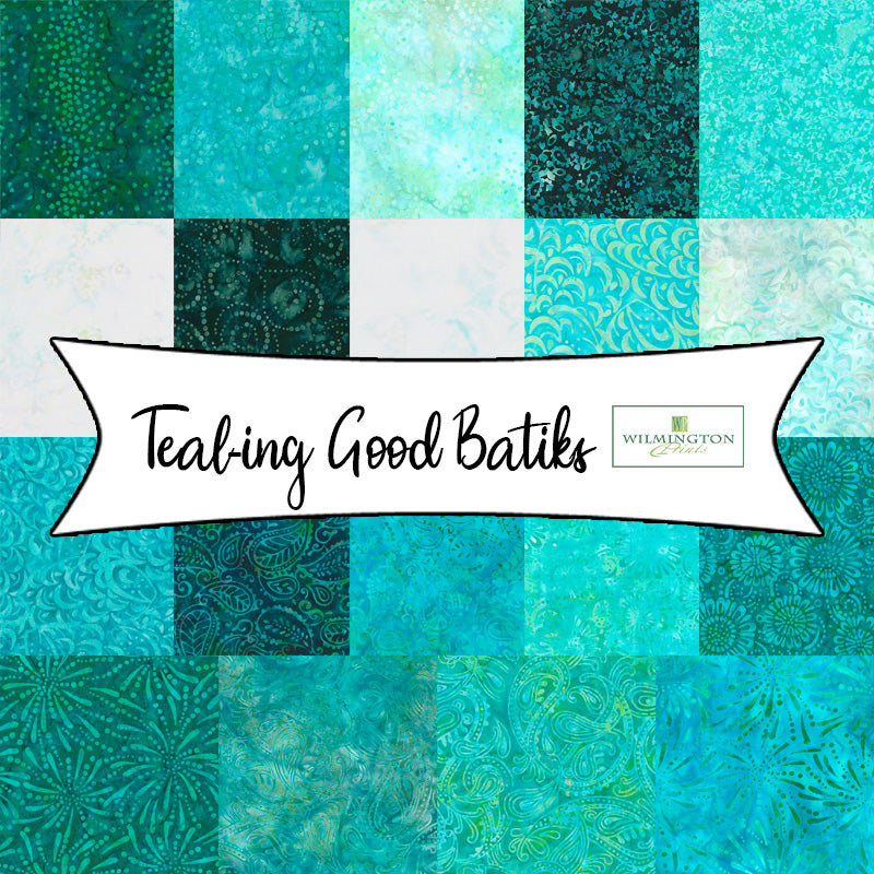 Teal-ing Good Batiks from Wilmington Prints