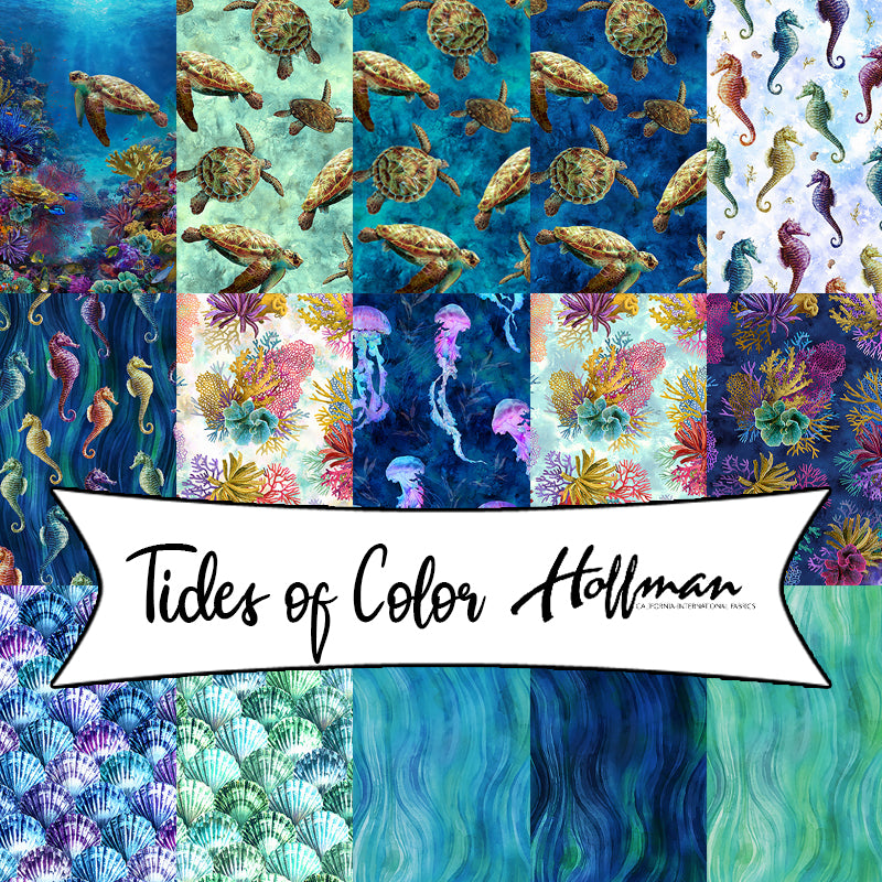 Tides of Color from Hoffman Fabrics