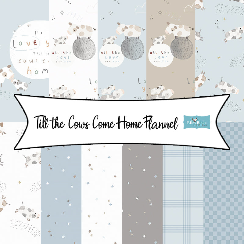 Till the Cows Come Home Flannel by The RBD Designers for Riley Blake Designs