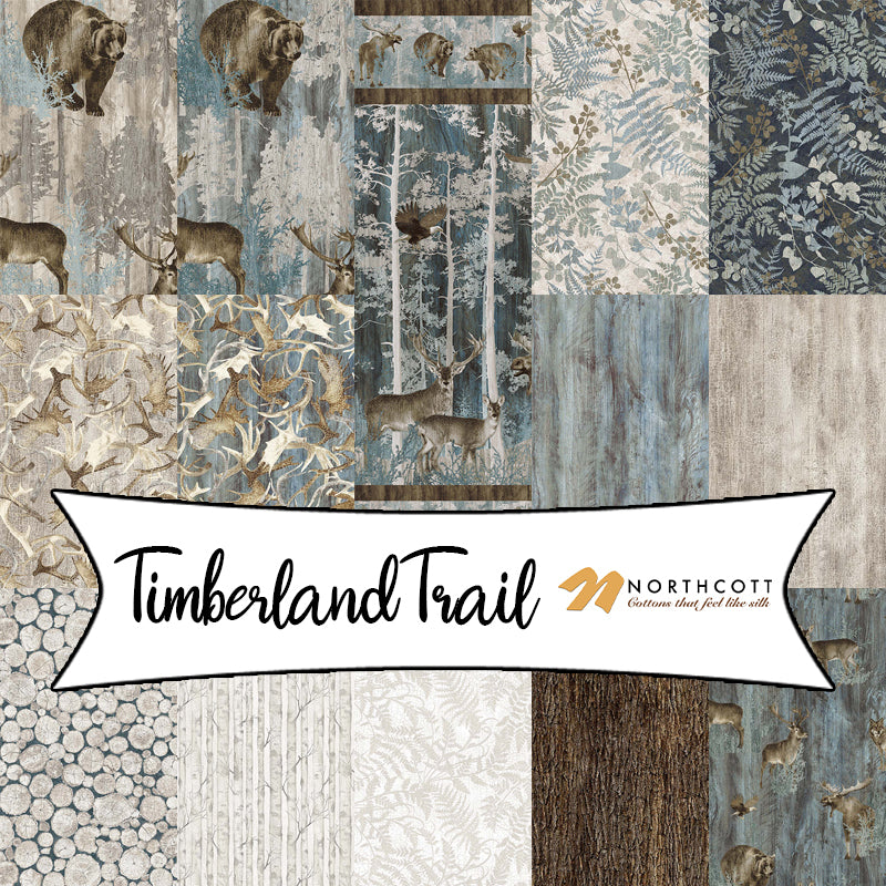 Stonehenge Timberland Trail Flannels by Linda Ludovico for Northcott Fabrics