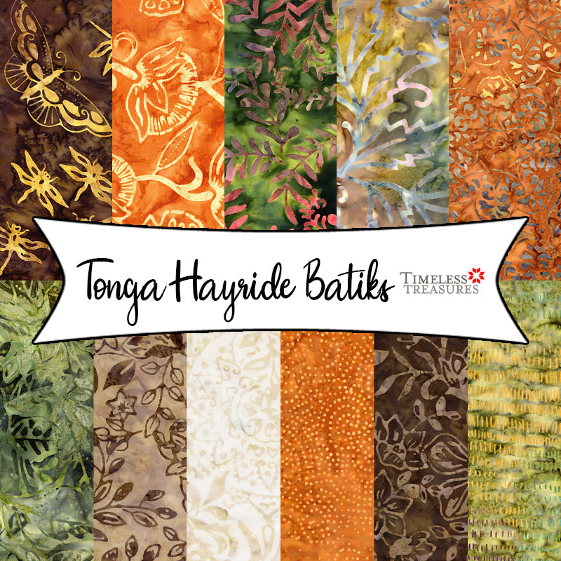 Tonga Hayride Batiks from Timeless Treasures Fabrics