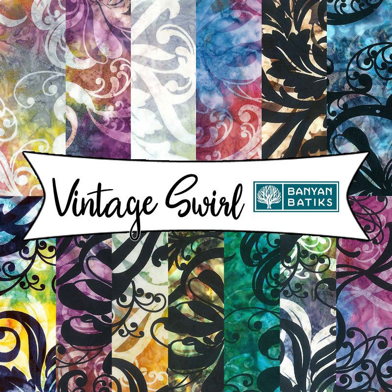 Vintage Swirl from Banyan Batiks Studio