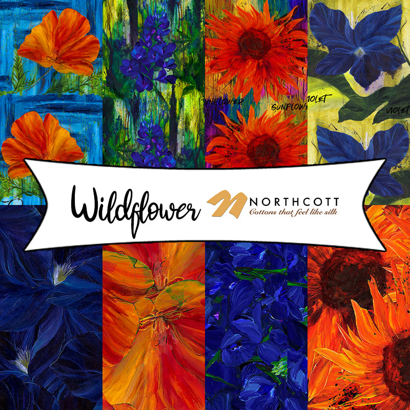 Wildflower by Stephanie Brandenburg for Northcott Fabrics