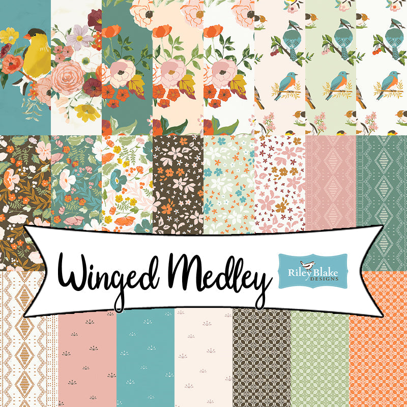 Winged Medley by Katherine Lenius for Riley Blake Designs