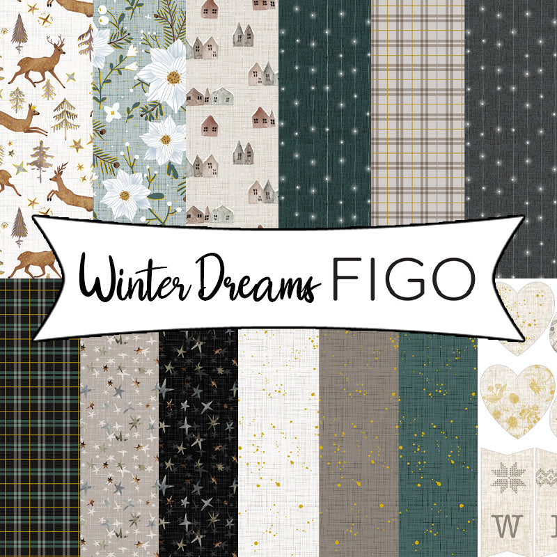 Winter Dreams by Bernadett Urbanovics for Figo Fabrics
