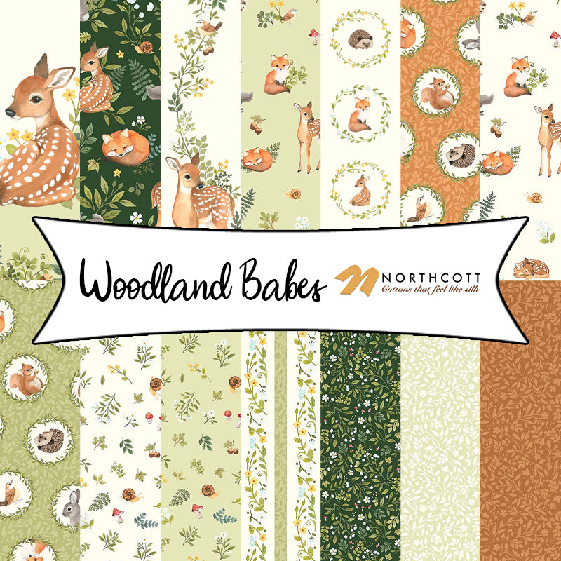 Woodland Babes by Kathryn Christensen for Northcott Fabrics