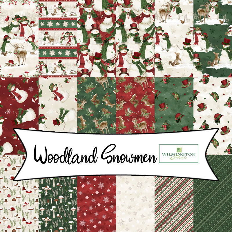 Woodland Snowmen by Danielle Leone for Wilmington Prints