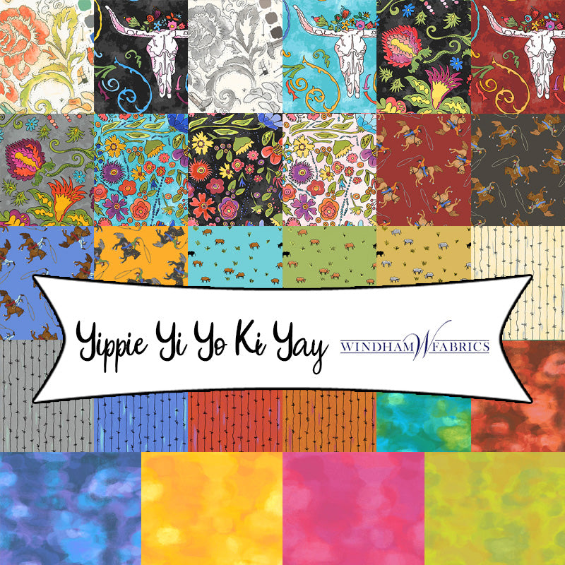 Yippie Yi Yo Ki Yay by Laura Heine for Windham Fabrics