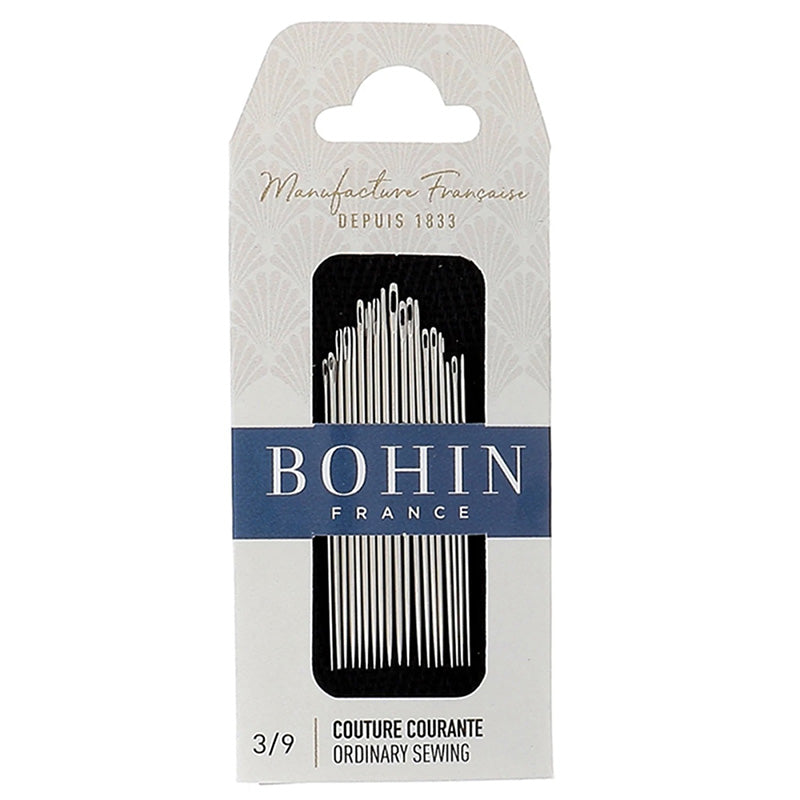 Ordinary Sewing Needles Assorted Sizes 3/9 by Bohin France