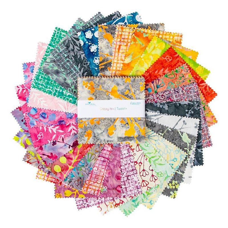 Expressions Batiks Sassy and Tweet 10" Stacker from Riley Blake