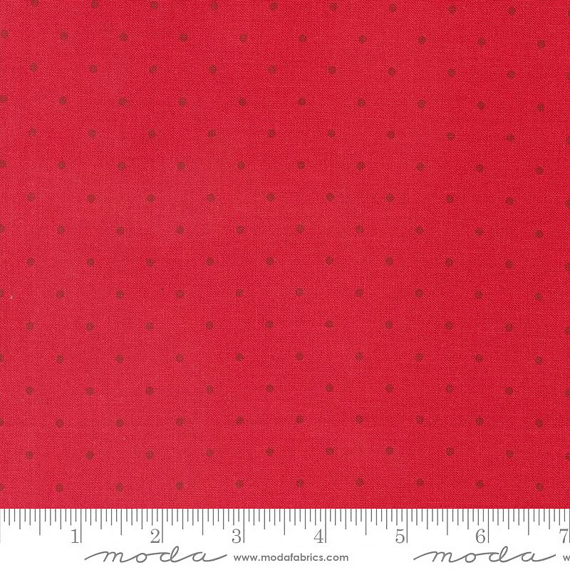 108" Wide Quilt Backing Magic Dot Cherry