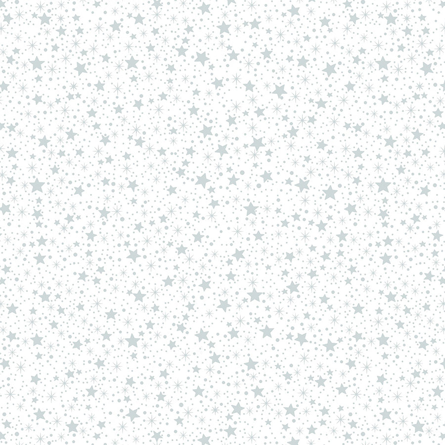Quilter's Flour V Stars & Dots White on White