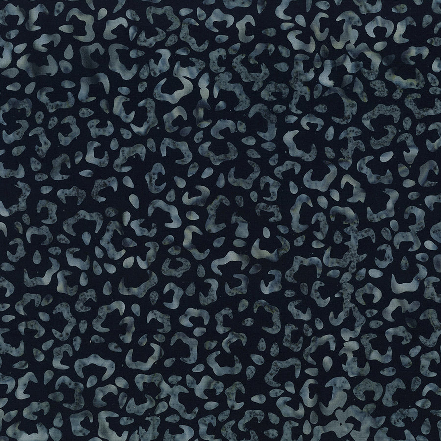 Starlight Batiks Cheetah Prints Black