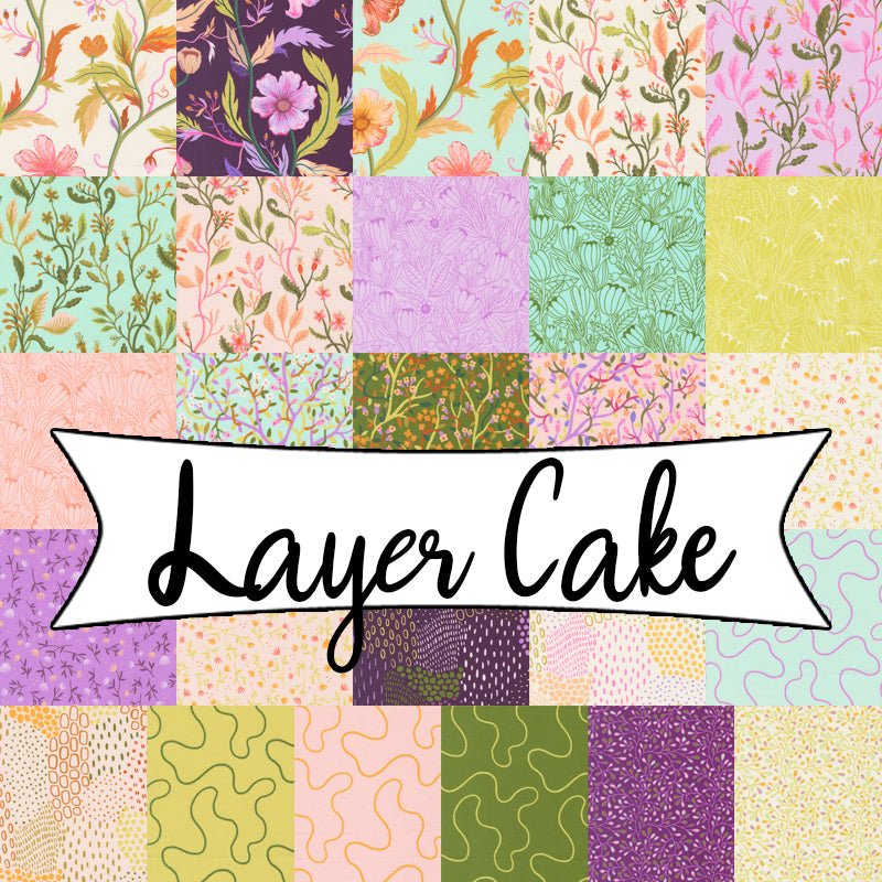 Floral Fondant Layer Cake