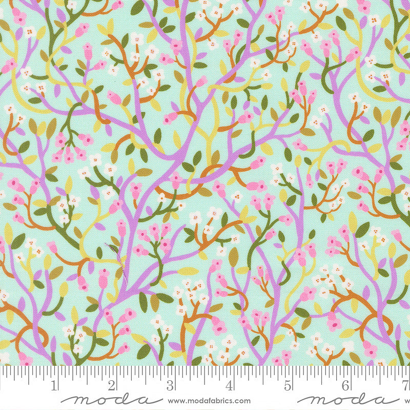 Floral Fondant Jungle Florals Sky