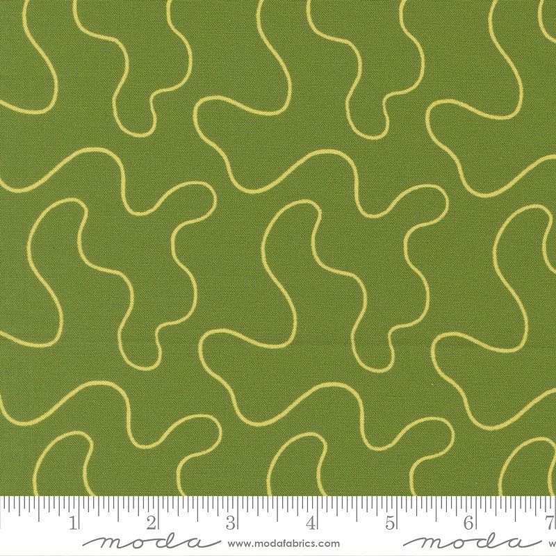 Floral Fondant Spiraling Threads Leaf