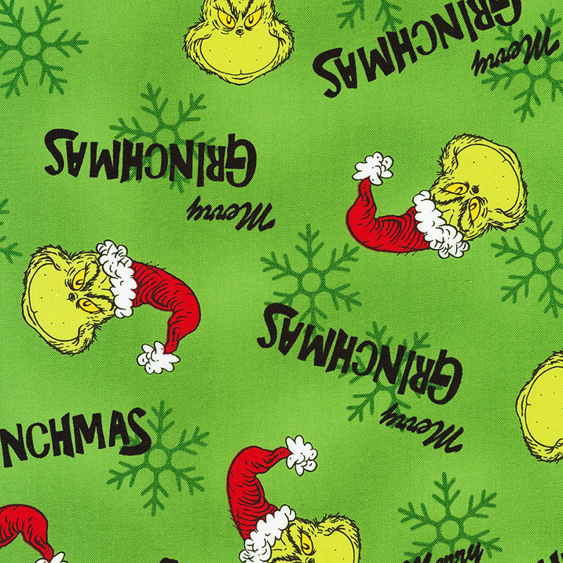 How the Grinch Stole Christmas Merry Grinchmas Green Robert Kaufman