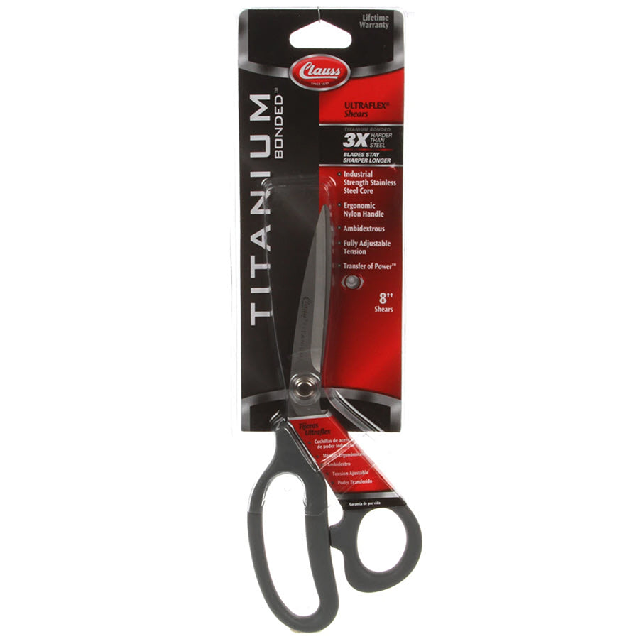 8" Titanium Ultraflex Bent Shears by Clauss
