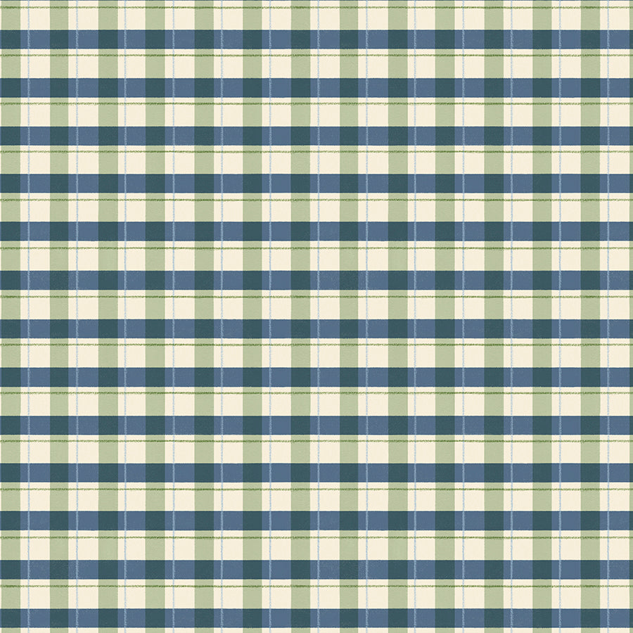 Evergreen Escape Plaid Navy/Green