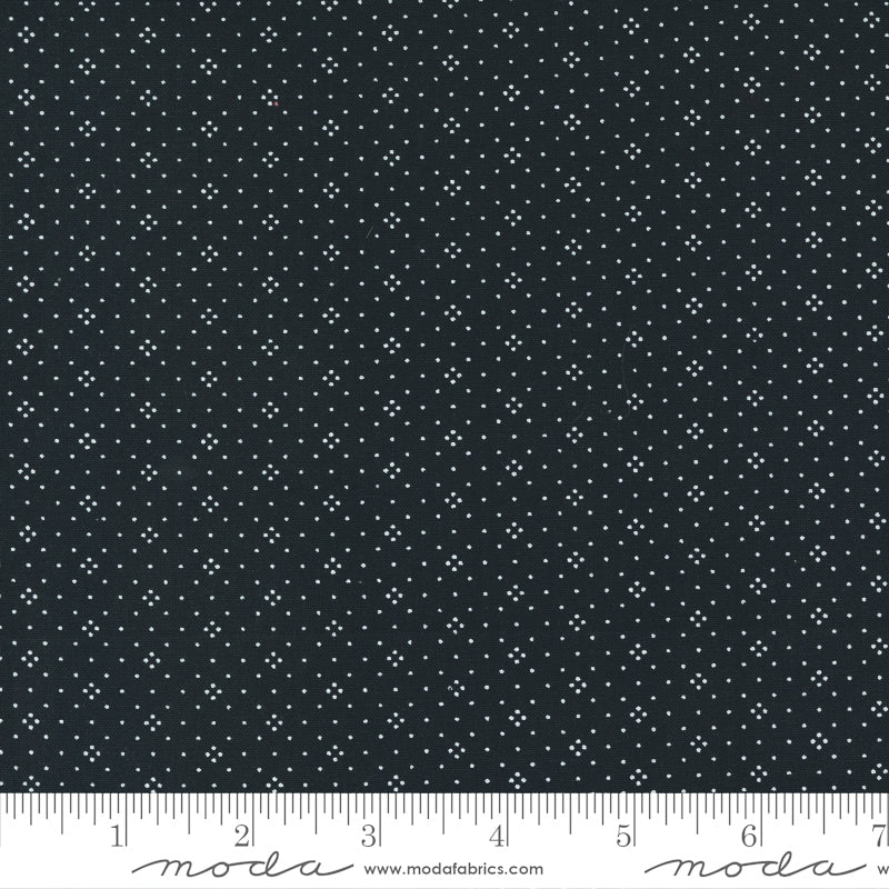 Eyelet Dots Charcoal