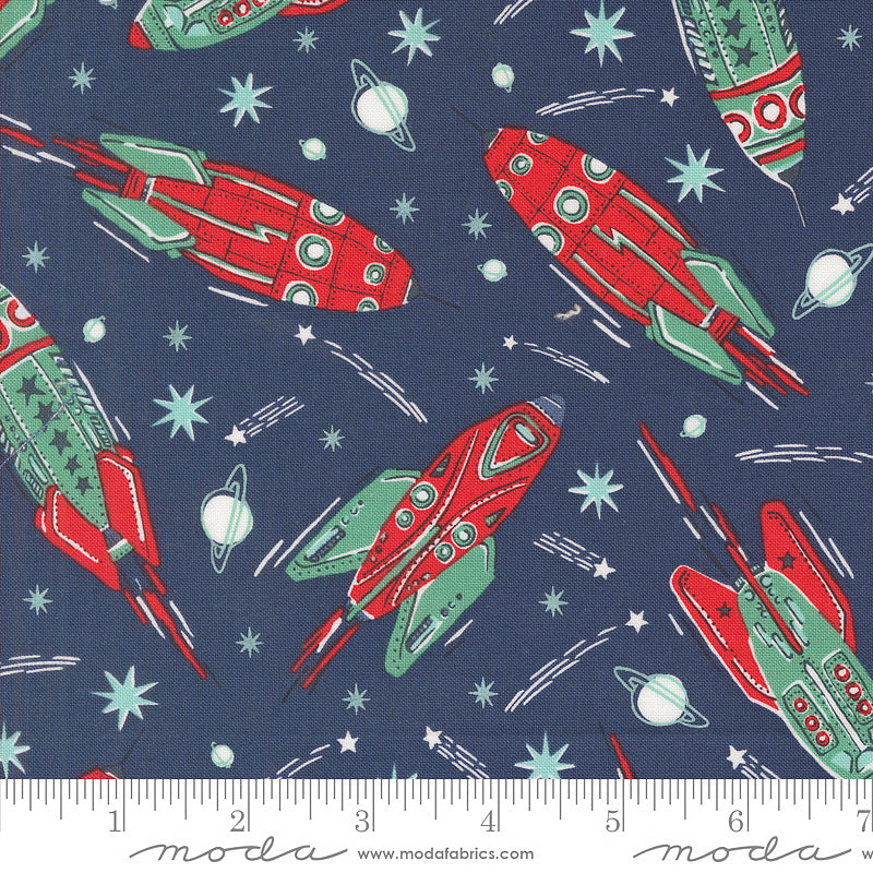 321 Blast Off Vintage Rockets Galaxy