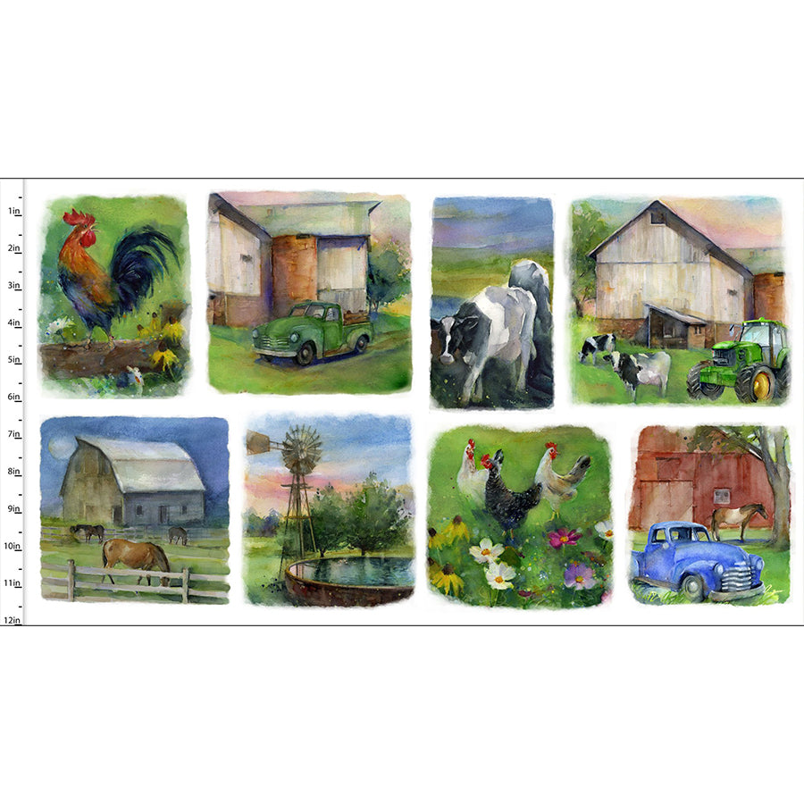 Country Living Farmstead Patch White