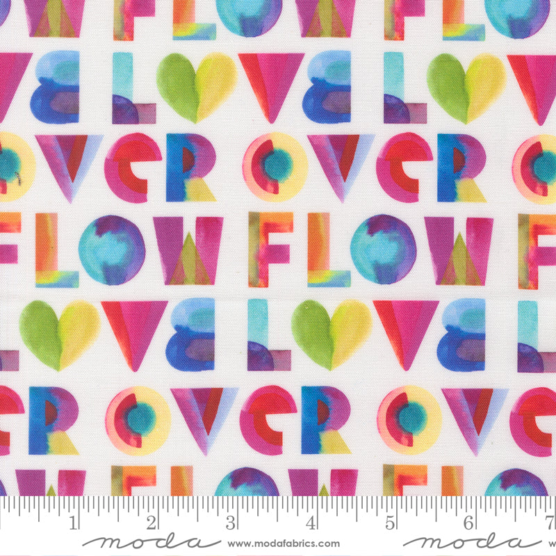 Radiant Text & Words Rainbow