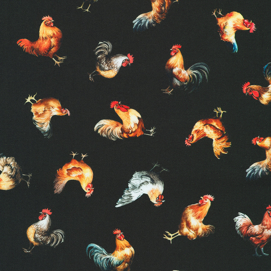 Home to Roost Chickens Black