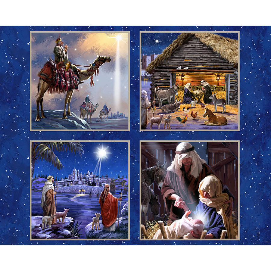 Let Us Adore Him 36" Panel Multi