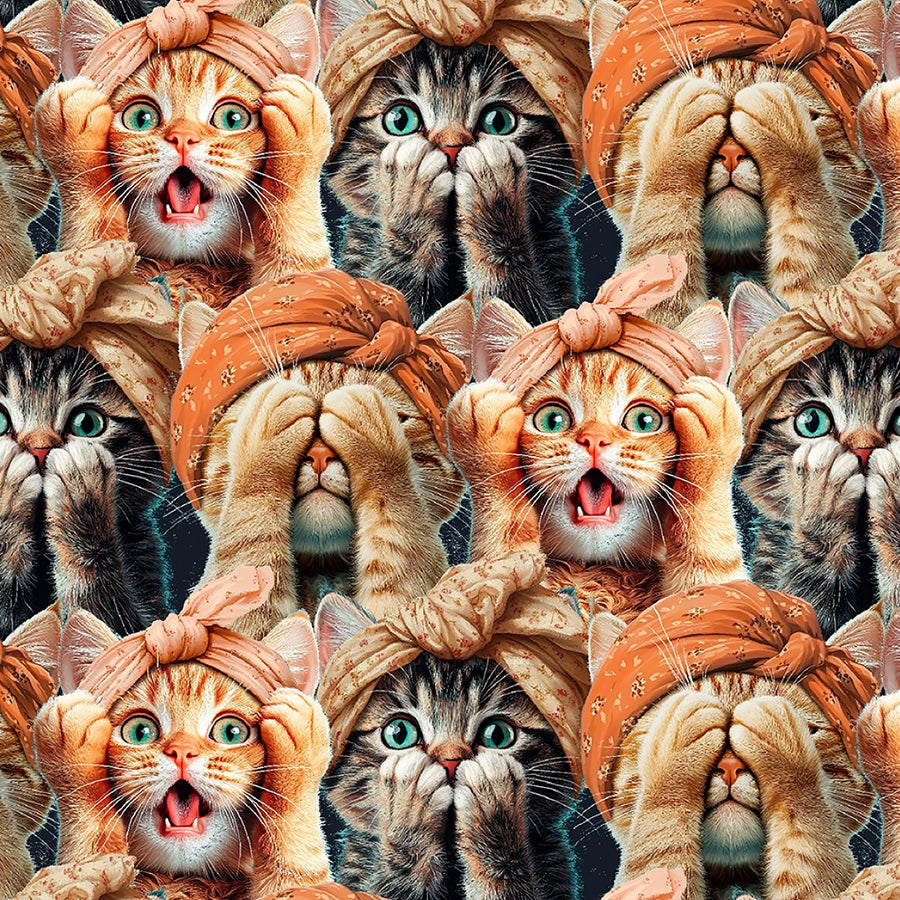 Please Seat Yourself Three Wise Cats Multi