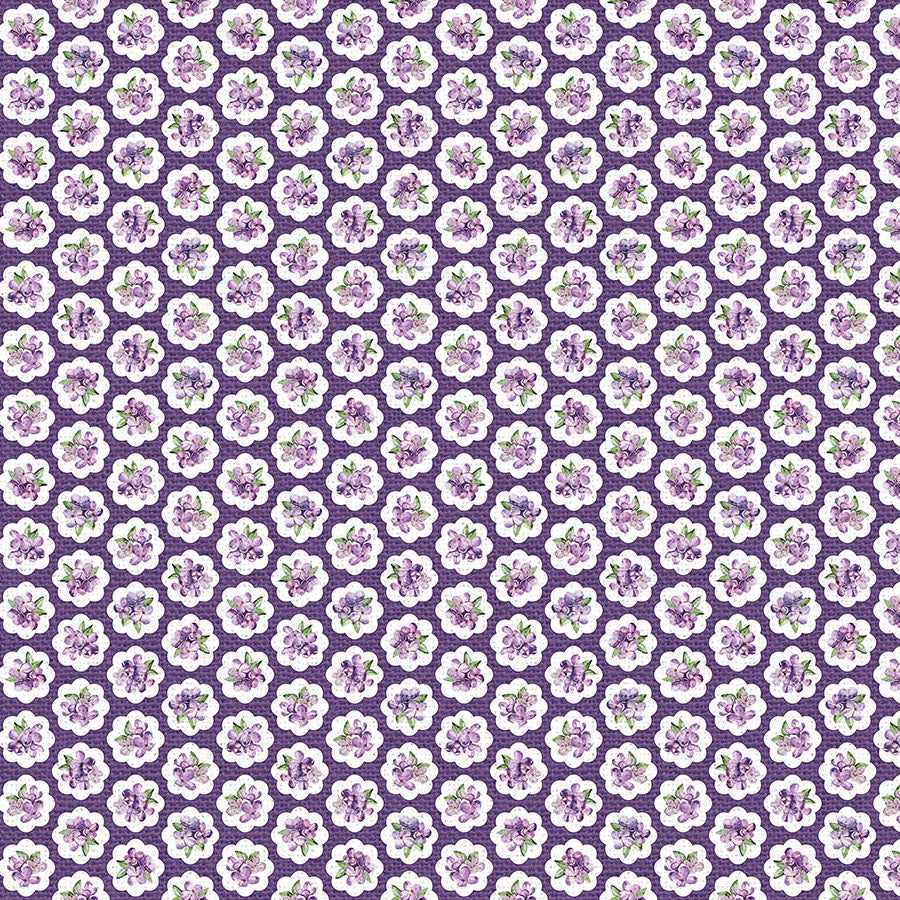 Lilac Garden Lilac Medallion Purple