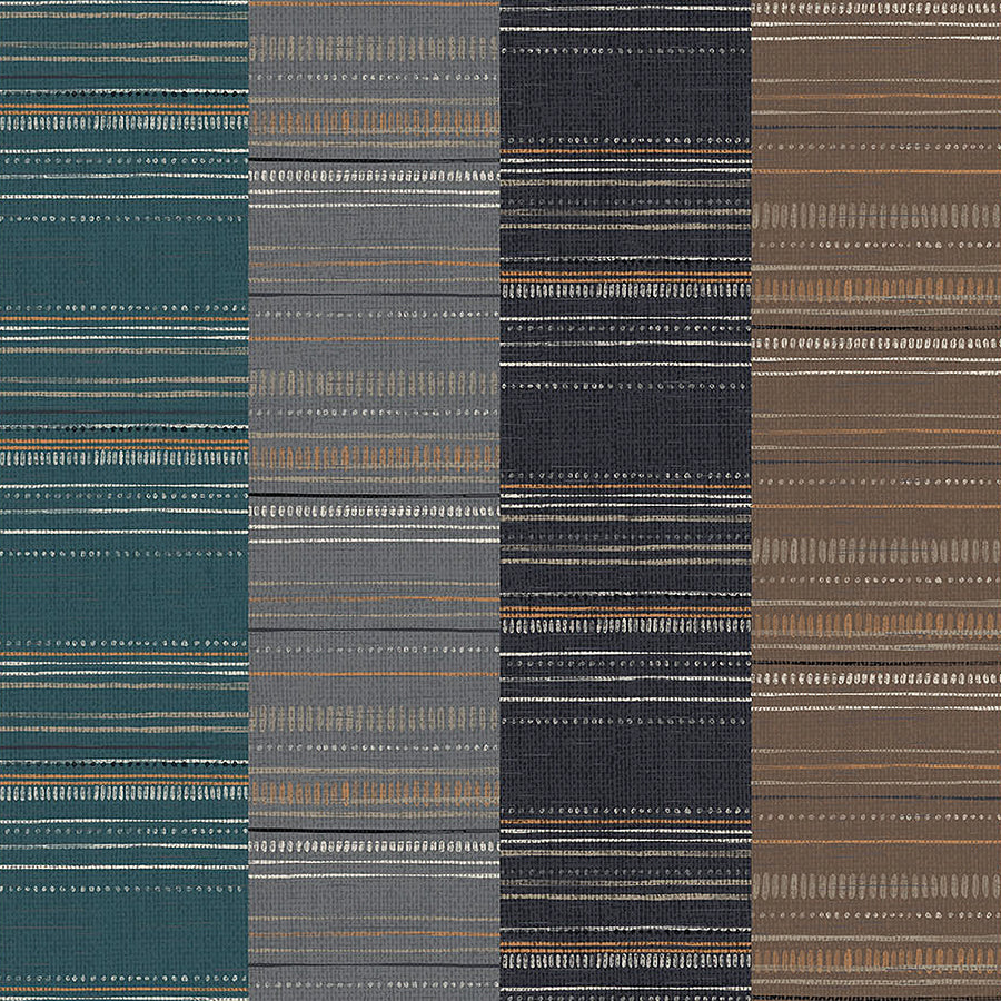 Urban Vibes Wide Stripe Black Multi