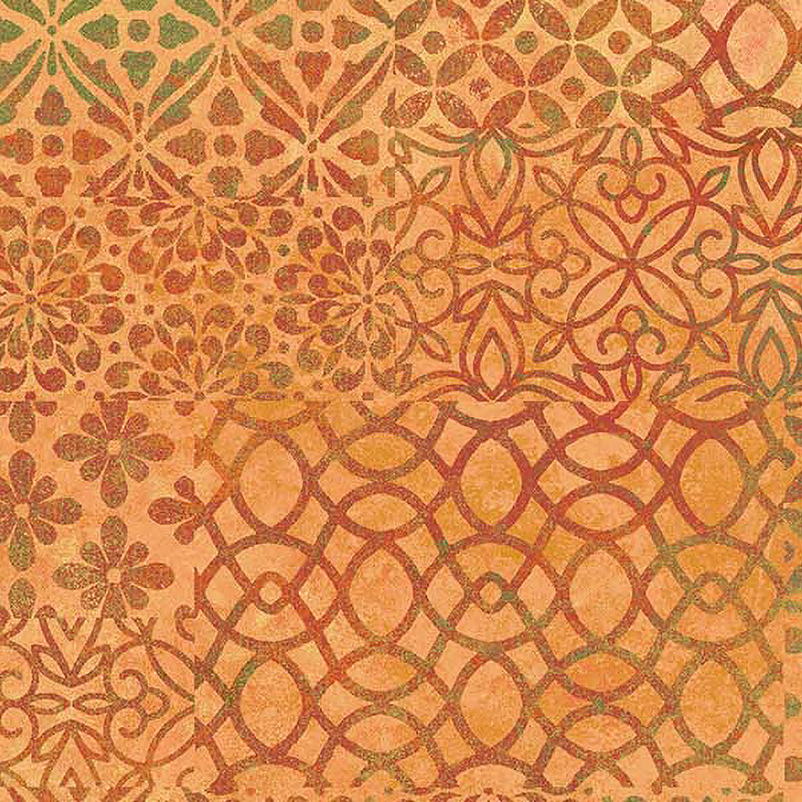 Marrakech Patchwork Ochre Multi