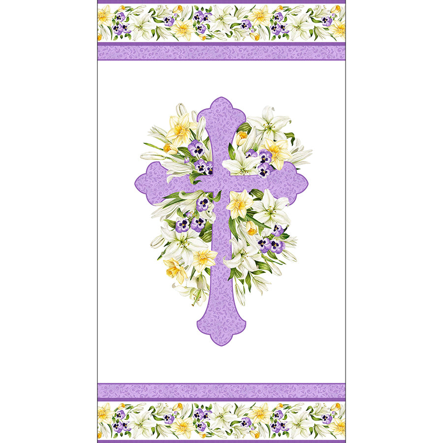 Spring Awakening 24" Panel White Multi