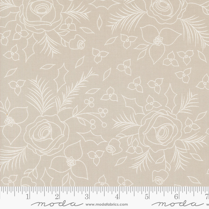 Starberry Sketch Florals Stone
