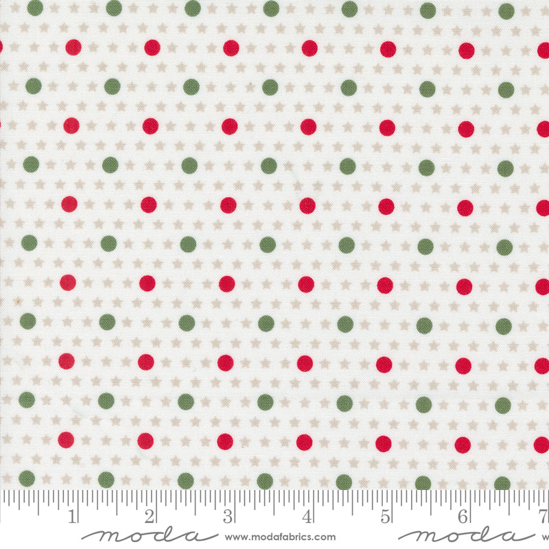 Starberry Polka Dots Off White