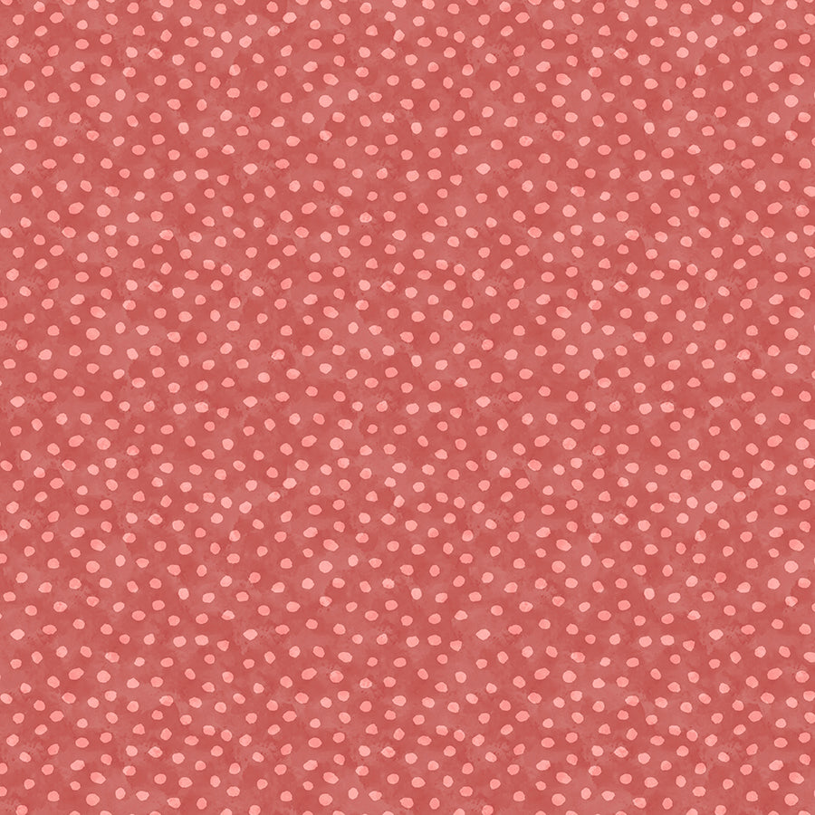 Harvest Blooms Dots Red