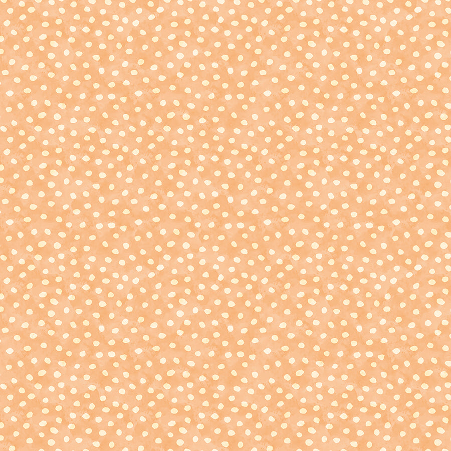 Harvest Blooms Dots Orange