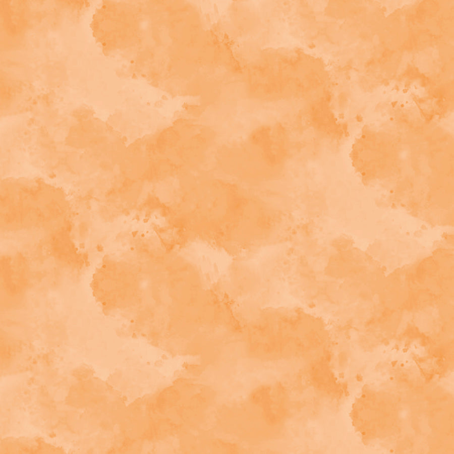 Harvest Blooms Watercolor Texture Orange