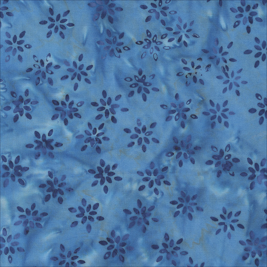 Beach Vibes Batiks Sparking Flowers Twilight