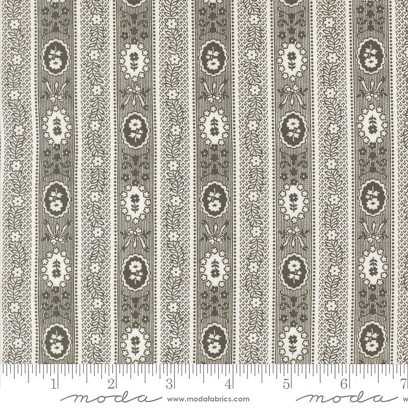 Agatha Road Floral Stripes Midnight
