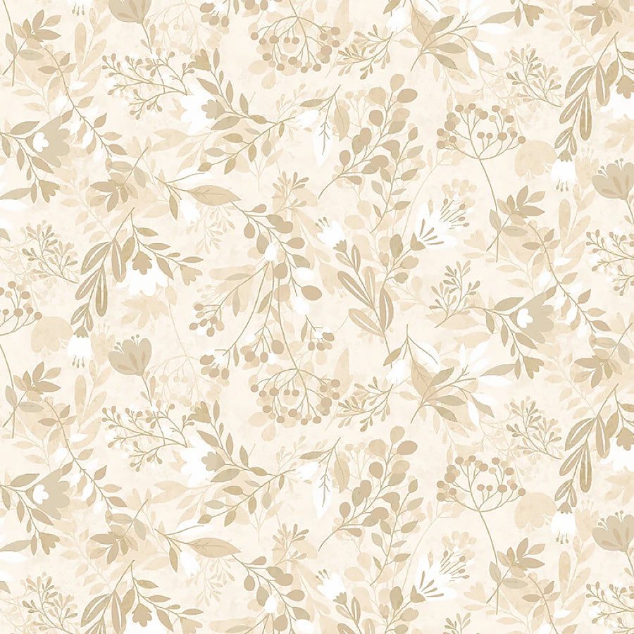 108" Wide Quilt Backing Meadow Cream