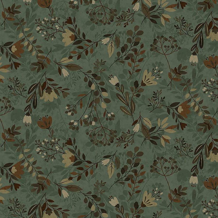 108" Wide Quilt Backing Meadow Green