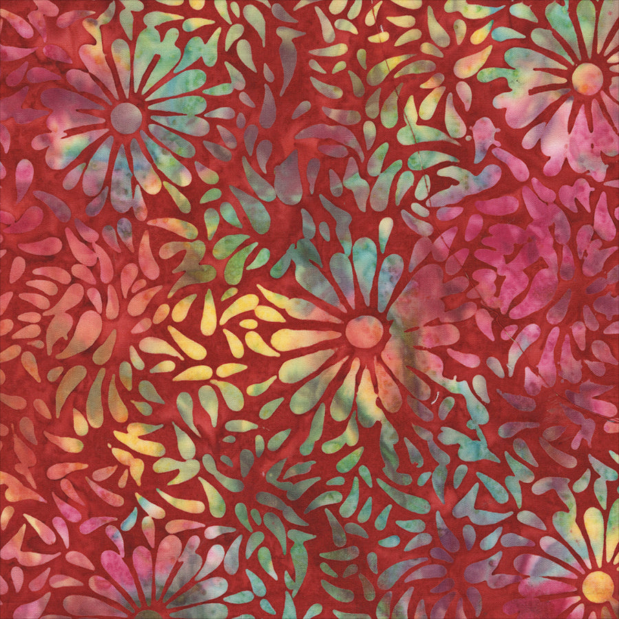 Summer Sunset Batiks Daisy Petals Rainbow – Anthology Batiks – Fort ...