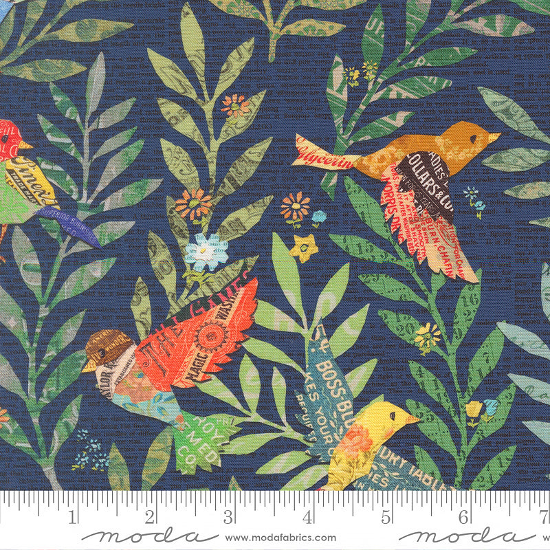 Paper Hamlet Newspaper Birds Midnight