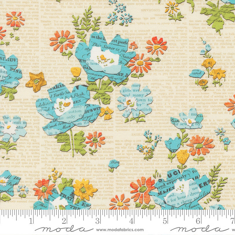 Paper Hamlet Newspaper Florals Paper