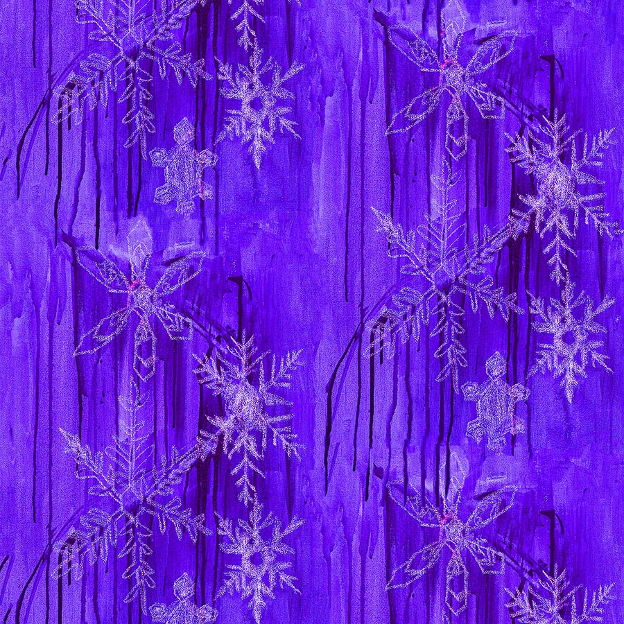 Pepita Snowflakes Electric Purple