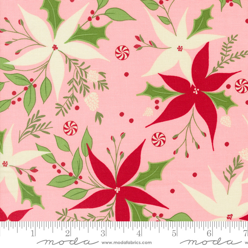 Once Upon a Christmas Poinsettia Florals Princess